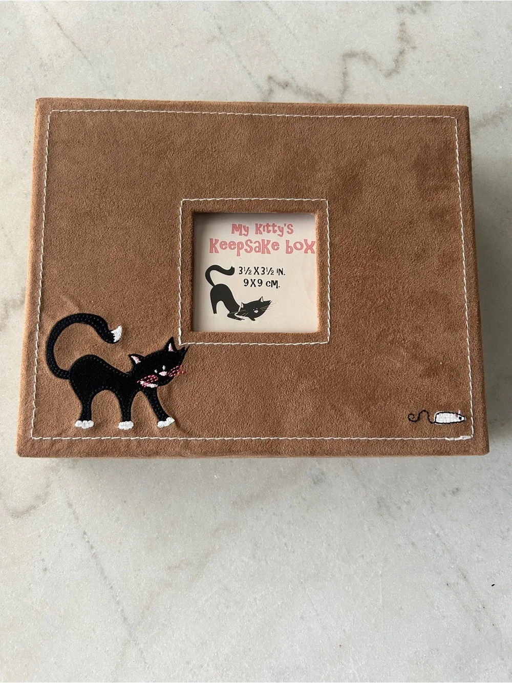 Brown Cat Keepsake Box for Pets - My Kitty's Keepsake